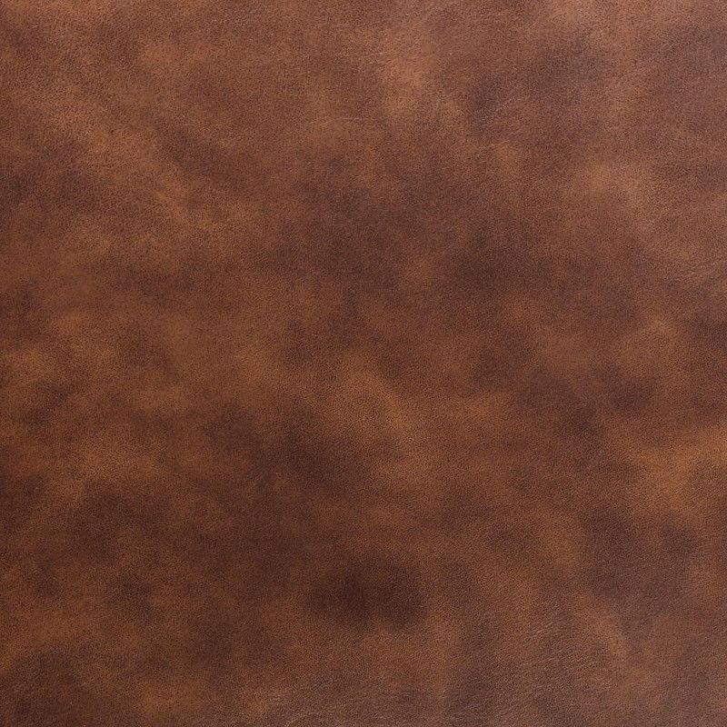 Lot de 2 Chaises Vladi Effet Cuir Marron Atmosphera