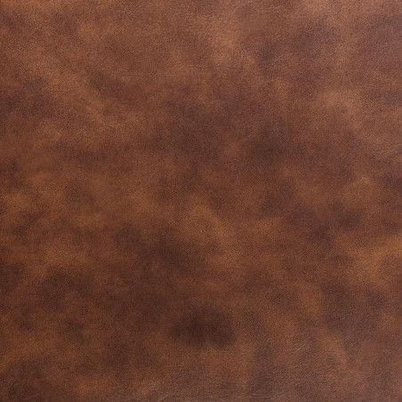 Lot de 4 Chaises Vladi Effet Cuir Marron Atmosphera