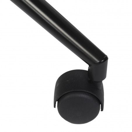 Chaise A Roulettes Reno Noir Home Deco Factory