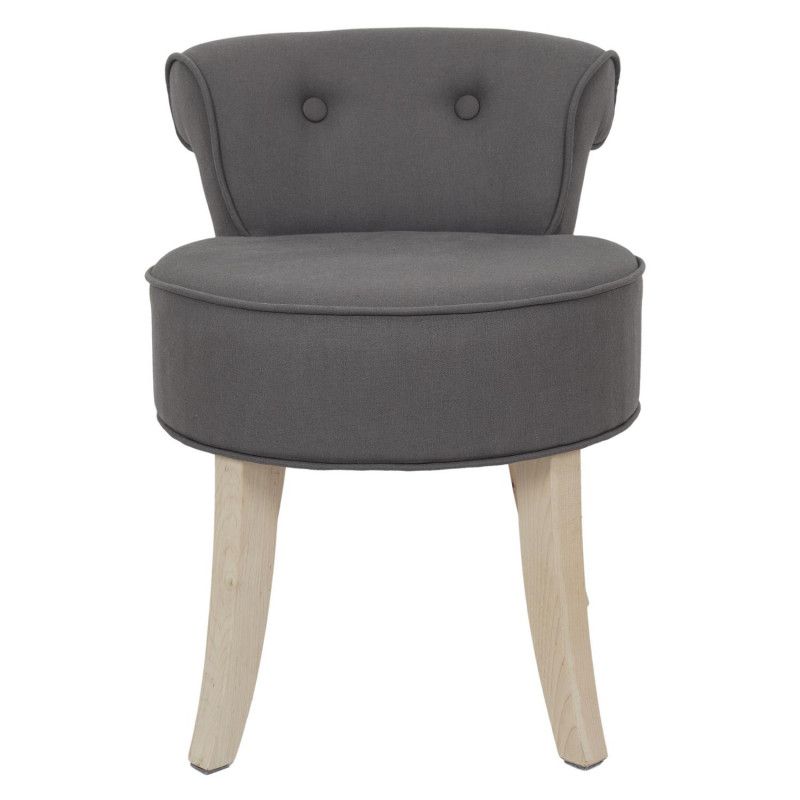 Fauteuil Eleonor Gris Home Deco Factory