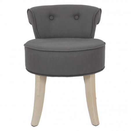 Fauteuil Eleonor Gris Home Deco Factory