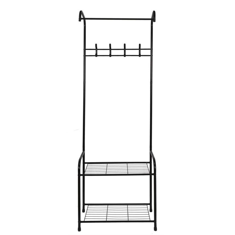 Penderie D'Entrée Crochets 2 Étages Home Deco Factory