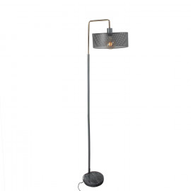 Lampadaire Moderne Perfore Gris Home Deco Factory 2