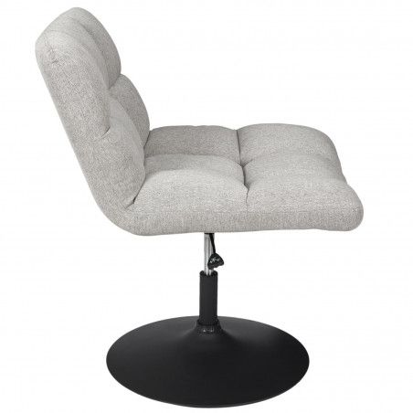 Fauteuil Pivotant Anton Gris Home Deco Factory
