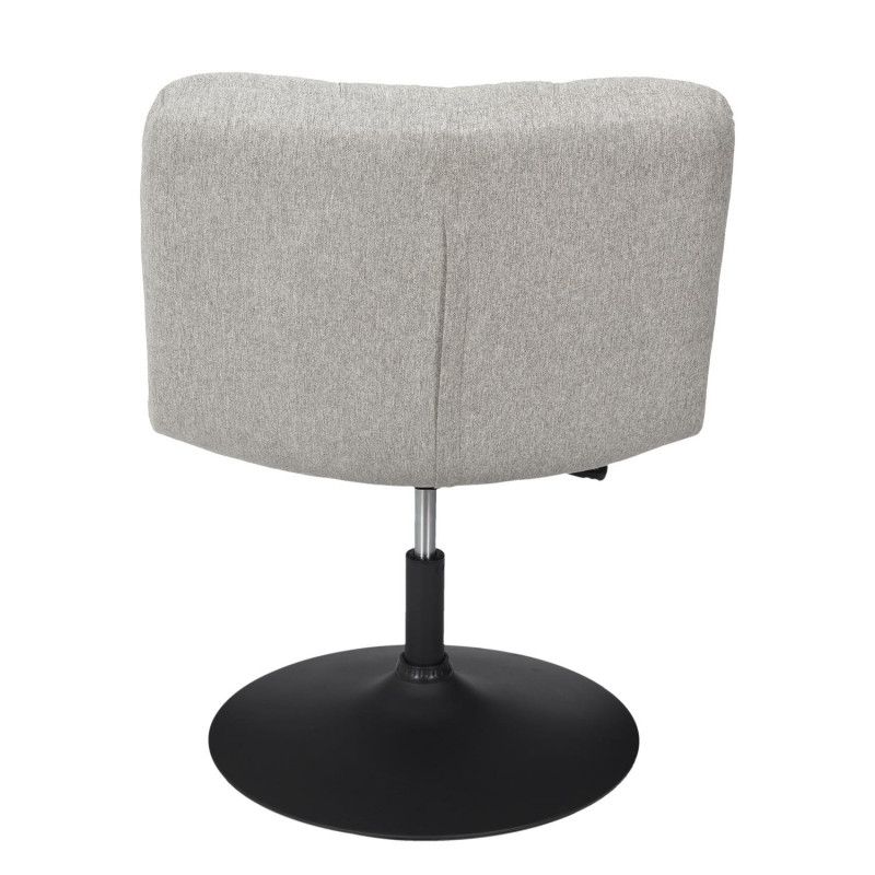 Fauteuil Pivotant Anton Gris Home Deco Factory
