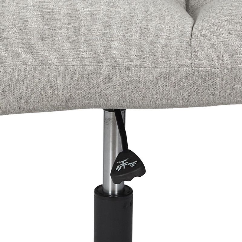 Fauteuil Pivotant Anton Gris Home Deco Factory