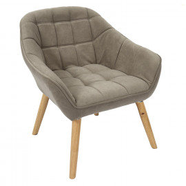 Fauteuil Magnus Taupe Home...