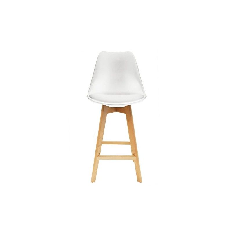 Chaise de bar Noire en bois et plastique