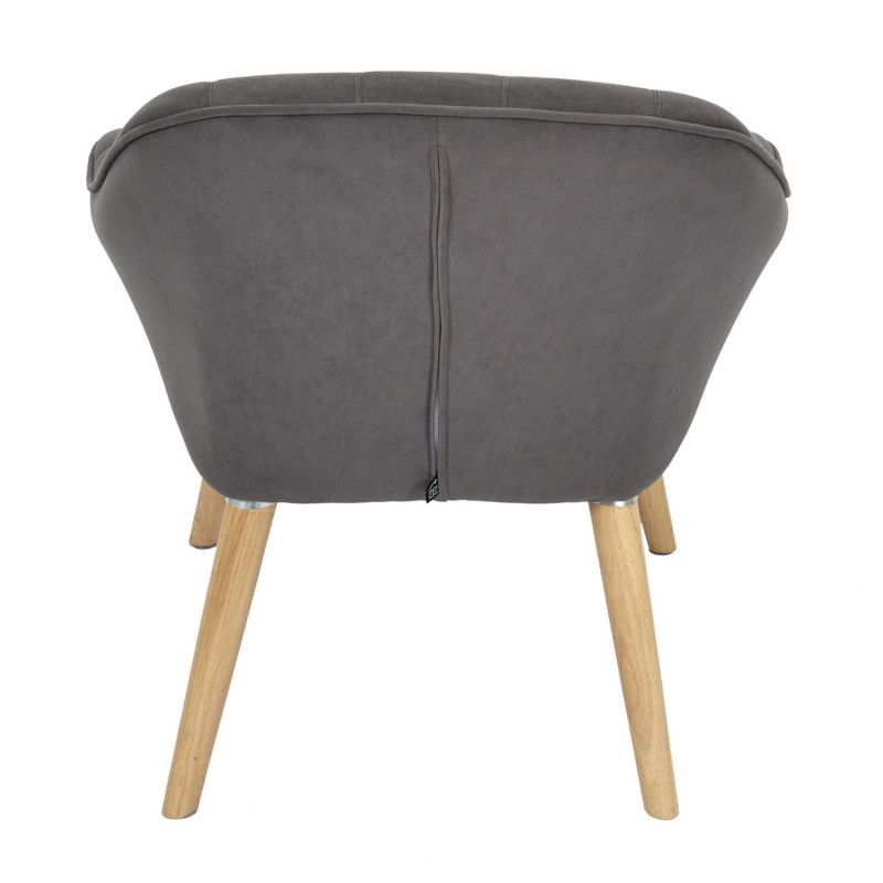 Fauteuil Magnus Gris Home Deco Factory