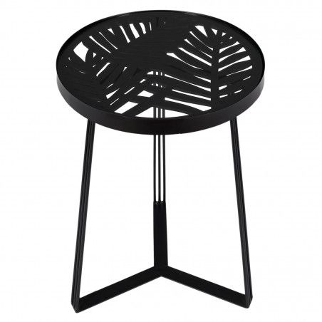 Lot De 2 Tables Gigognes Wild Noir Home Deco Factory