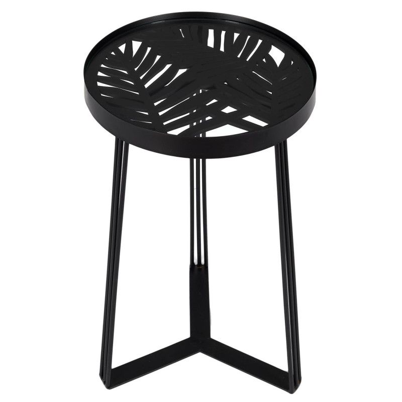 Lot De 2 Tables Gigognes Wild Noir Home Deco Factory