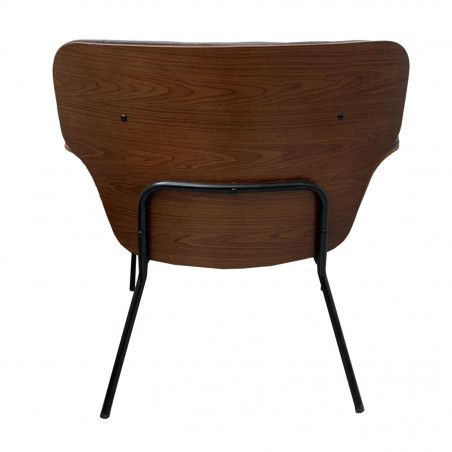 Fauteuil Sam Tissu Gris Home Deco Factory