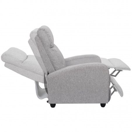 Fauteuil De Relaxation Dream Gris Home Deco Factory