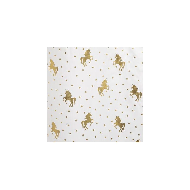 Voilage Enfant Licorne Blanc 140x250 Atmosphera