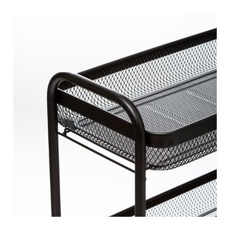 Desserte De Cuisine En Métal Noir Mayaj Five