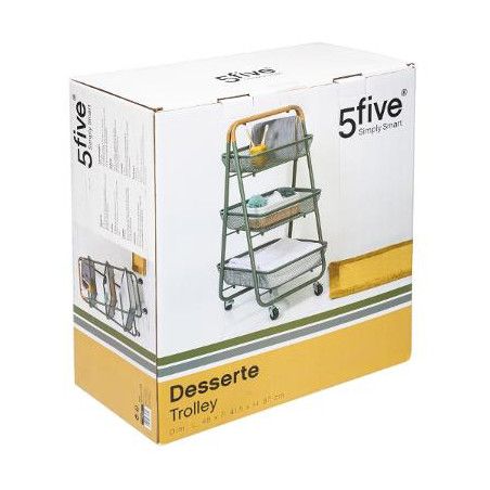 Desserte Roulettes 3 Niveaux Kaki Five