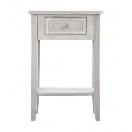 Table De Chevet Charme En Bois Naturel Atmosphera 2