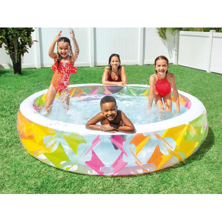 Piscinette Croisillons Multicolore Intex
