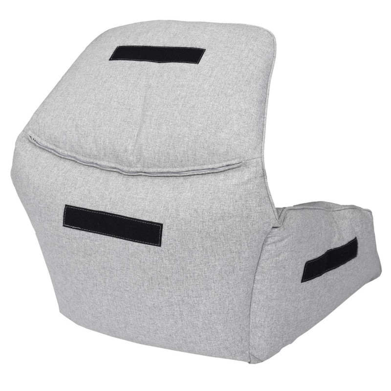 Fauteuil en tissu Mora Gris Home Deco Factory