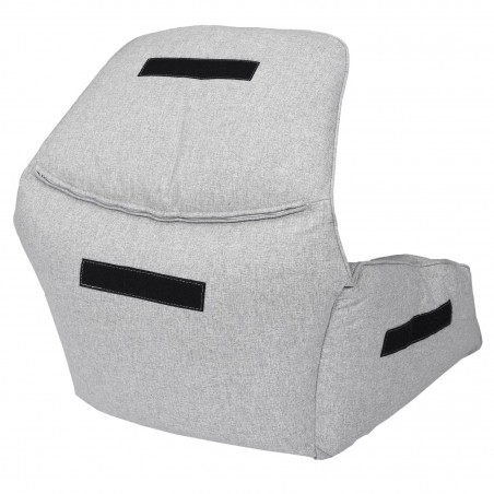 Fauteuil en tissu Mora Gris Home Deco Factory