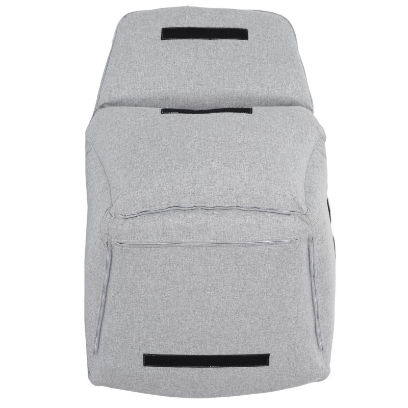 Fauteuil en tissu Mora Gris Home Deco Factory