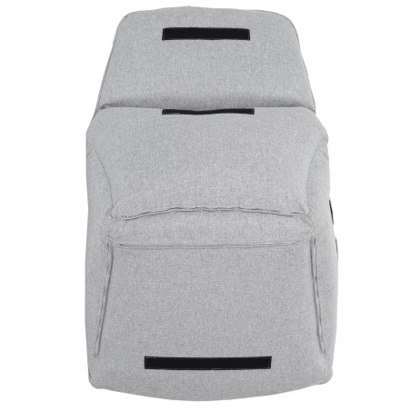 Fauteuil en tissu Mora Gris Home Deco Factory