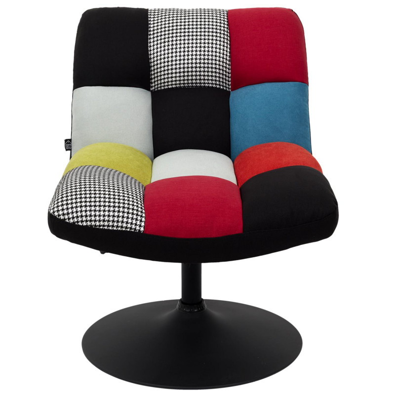 Fauteuil Pivotant Anton Patchwork The Home Deco Factory