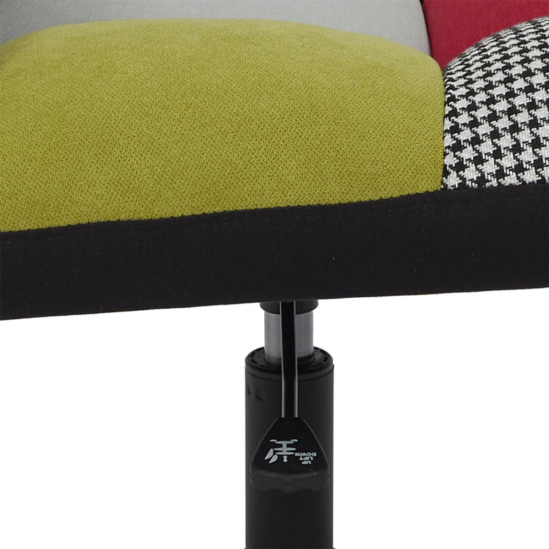 Fauteuil Pivotant Anton Patchwork The Home Deco Factory