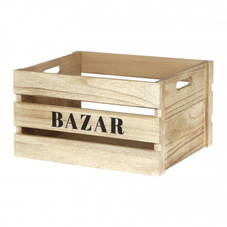 Lot De 3 Cagettes En Bois BAZAR Home Deco Factory
