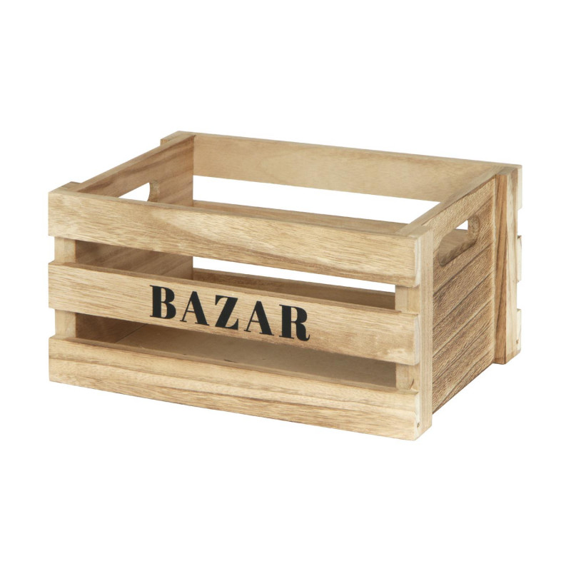 Lot De 3 Cagettes En Bois BAZAR Home Deco Factory