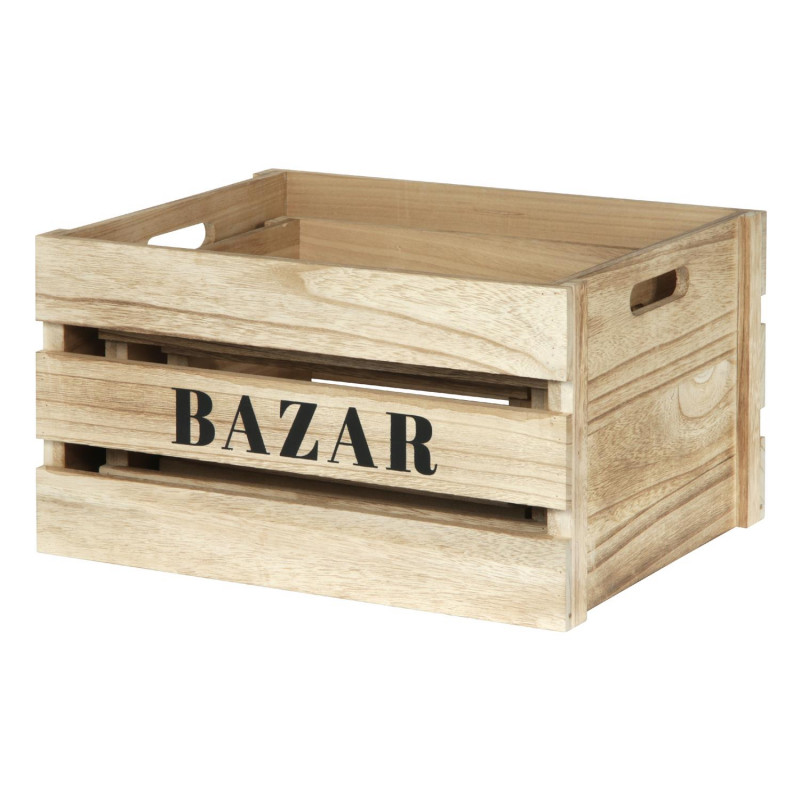 Lot De 3 Cagettes En Bois BAZAR Home Deco Factory
