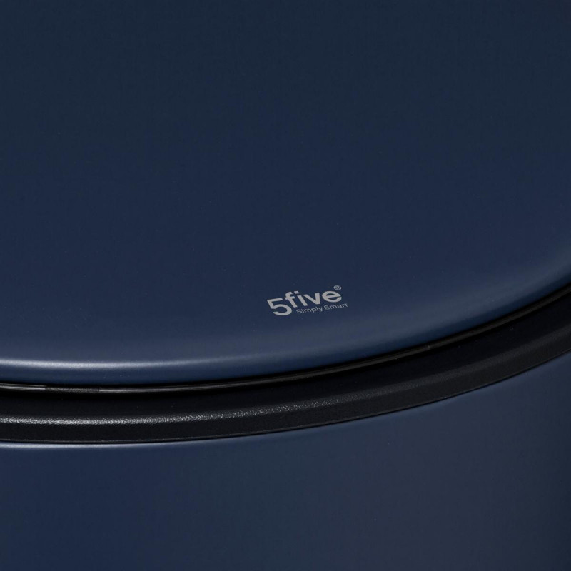 Poubelle Métal Delta 30L Bleu Five