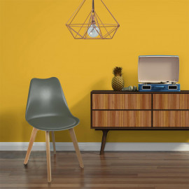 Chaise Scandinave Coque Rembourrée Vert Home Deco Factory 2