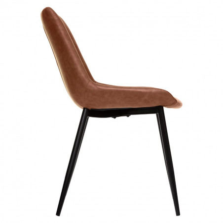Chaise De Diner Olwen Marron Atmosphera