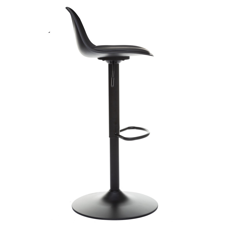 Lot De 2 Chaises De Bar Aiko Noires Atmosphera