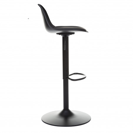 Lot De 2 Chaises De Bar Aiko Noires Atmosphera