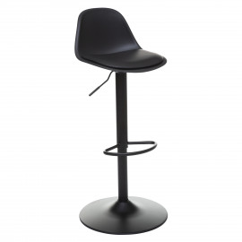 Lot De 2 Chaises De Bar Aiko Noires Atmosphera 2