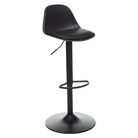 Lot De 2 Chaises De Bar Aiko Noires Atmosphera