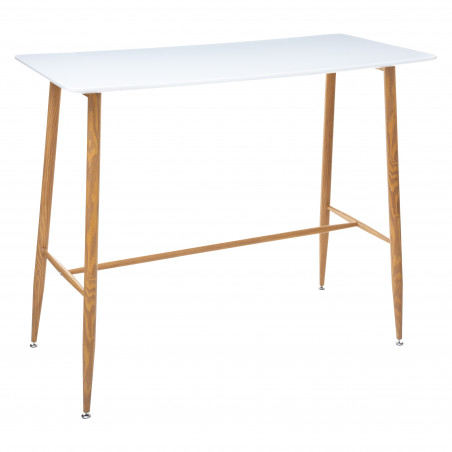 Table De Bar Roka Blanche 120x60 Atmosphera