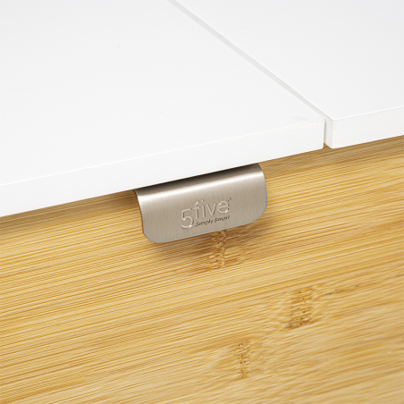 Coiffeuse En Bambou Blanche Levia Five