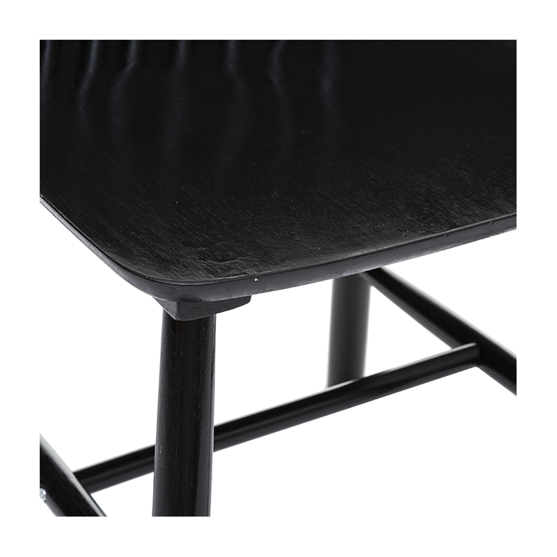 Chaise En Bois Isabel Noire Atmosphera