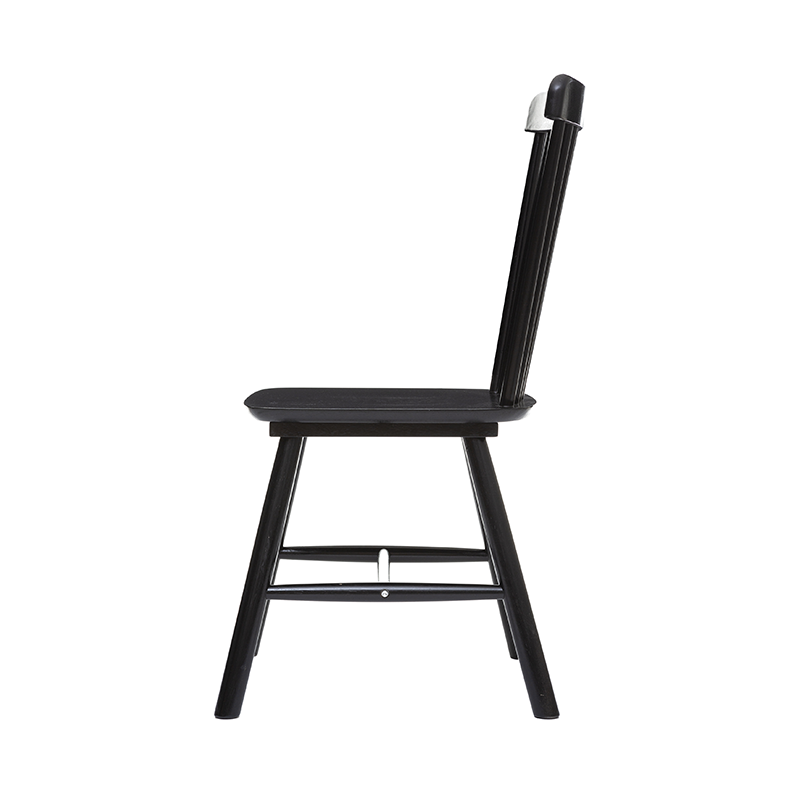 Chaise En Bois Isabel Noire Atmosphera