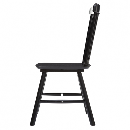 Chaise En Bois Isabel Noire Atmosphera