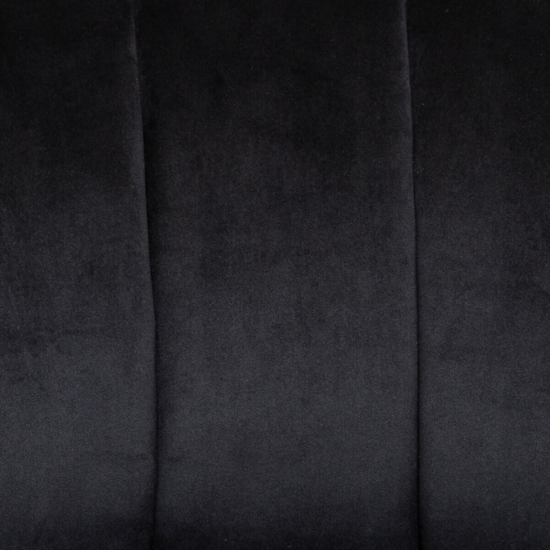 Lot De 2 Fauteuil Velours Naova NOIR Atmosphera