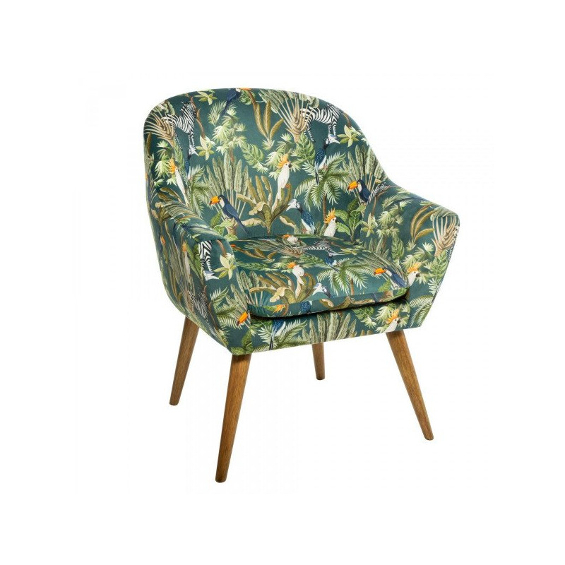 Lot De 2 Fauteuils Sango Jungle Atmosphera