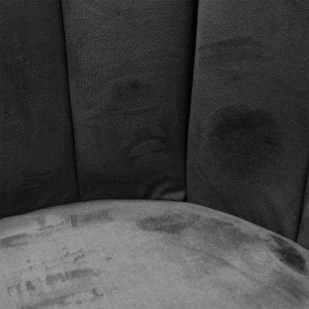 Lot De 4 Chaises En Velours Ariel Noir Home Deco Factory