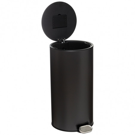 Poubelle Métal Delta 30L Noire Five