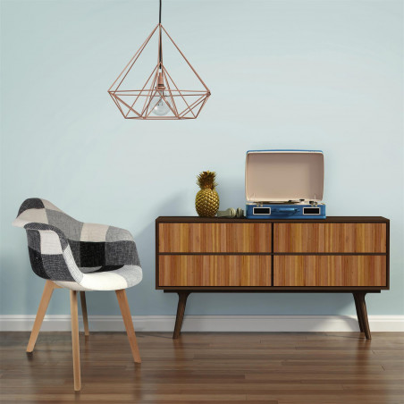 Lot De 4 Fauteuils Patchwork Noir Et Blanc Home Deco Factory