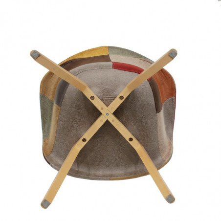 Lot De 6 Fauteuils Patchwork Louisiane Home Deco Factory