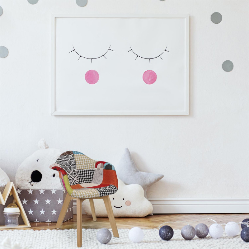 Lot de 2 Fauteuils Patchwork Enfant Home Deco Factory